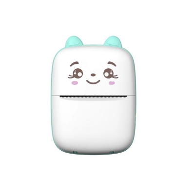 Мини-принтер KittyPrint Color, бело-голубой-1